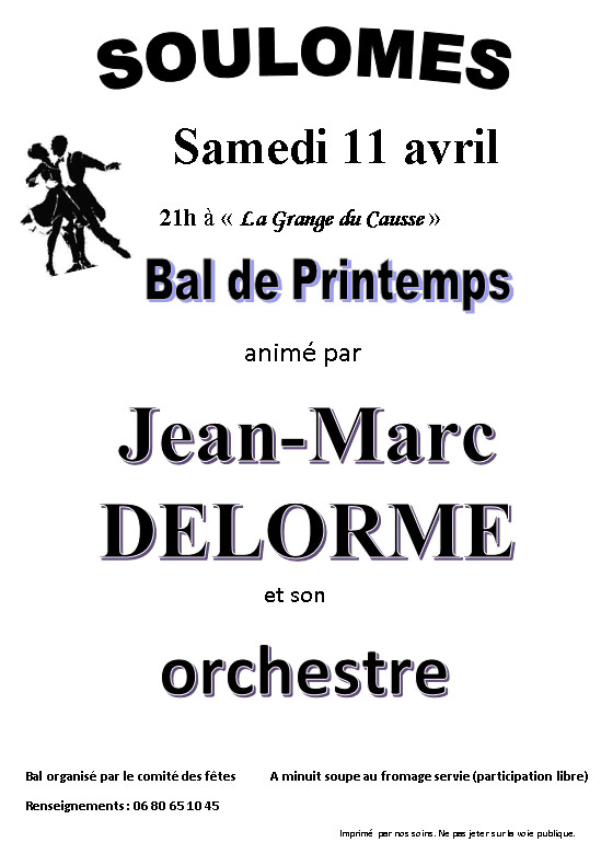 Bal de printemps à Soulomès