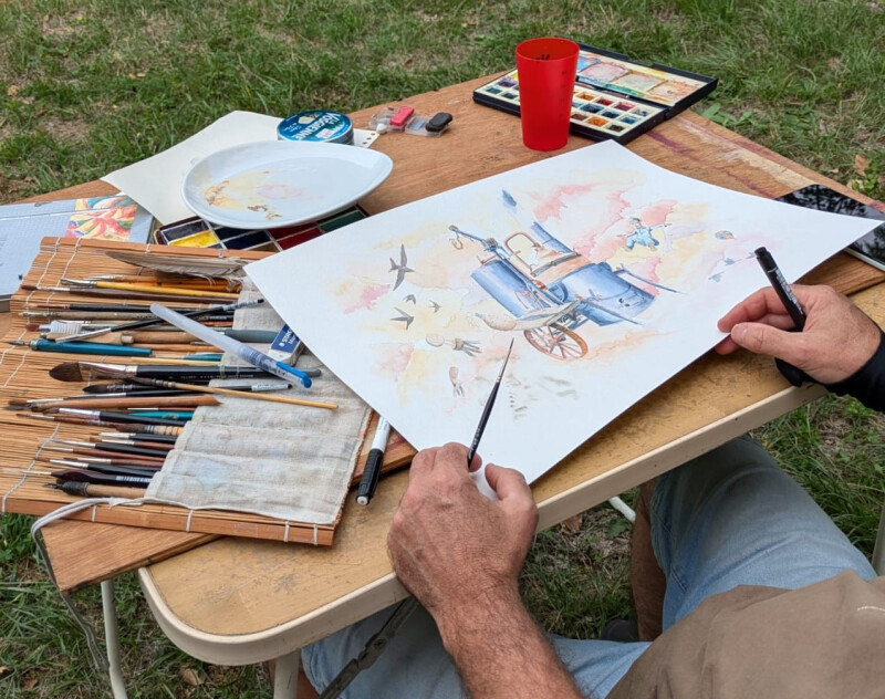 Concours de Peinture & Dessin "Illustrer Ginouillac"