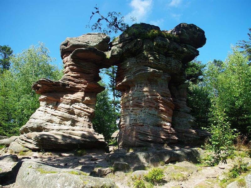 Sentiers Plaisir : Jardin des Fées, Porte de Pierre, Rocher de Mutzig