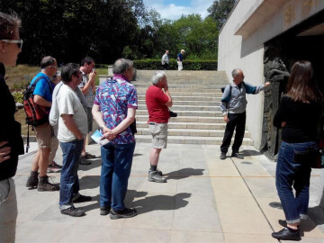 Visite du champ de bataille du Hartmannswillerkopf