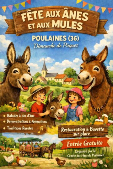 Fête aux ânes et aux mules