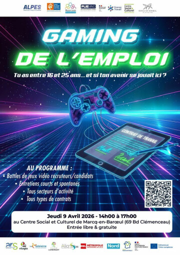 #SAVETHEDATE | Gaming de l’Emploi 🎮