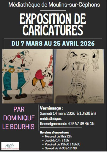 Exposition de caricatures