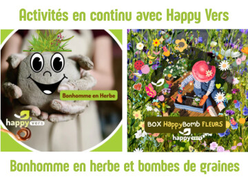 SEMAINE DE LA BIODIVERSITÉ - Atelier Bombes de graines et bonhomme en herbe avec Happy Vers à Terres d'Oiseaux