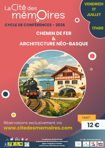 Conférence "Chemin de fer et architecture néo-basque"