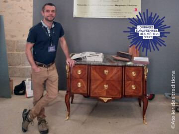 Artisans d'art en collaboration avec un antiquaire | Journées Européennes des Métiers d'Art 2026