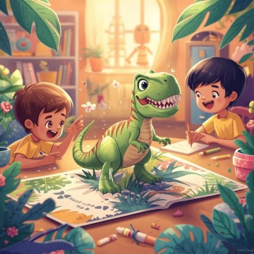 Atelier "dinosaures" au Planétarium Ludiver