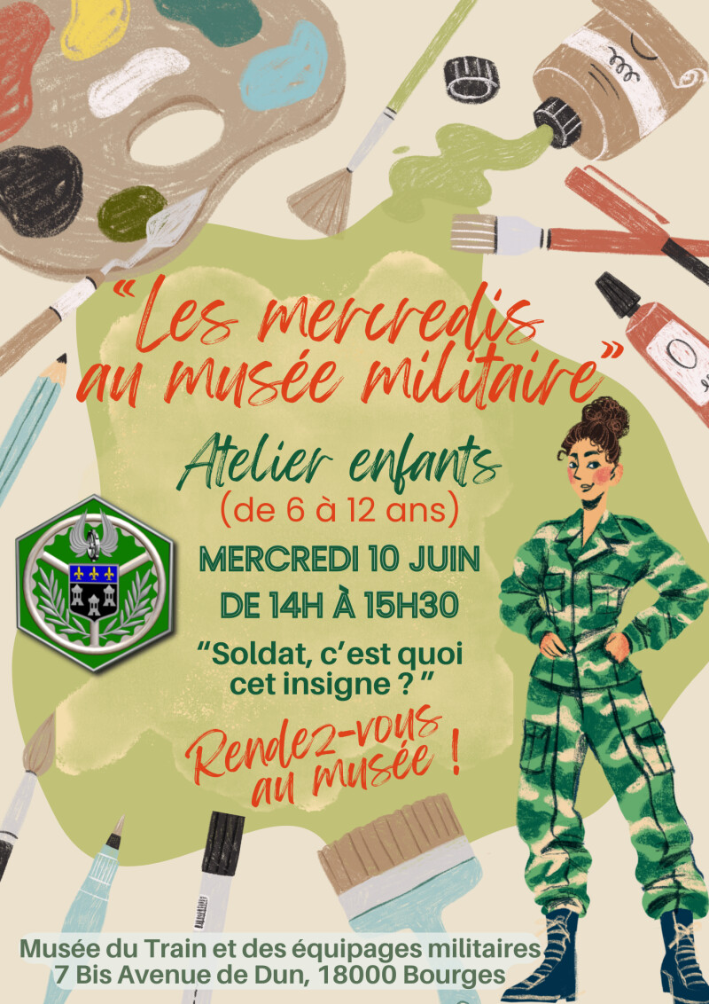 Les mercredis au musée militaire : "Soldat, c'est quoi cet insigne ?"