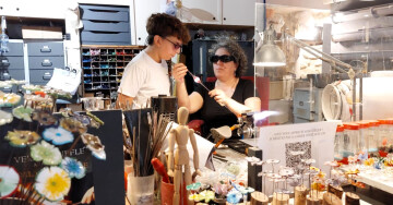 INITIATION AU VERRE SOUFFLE AU CHALUMEAU