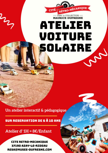 Atelier Enfant "Création Voiture Solaire"