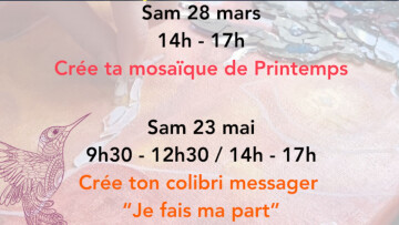 Atelier : Crée ton Colibri