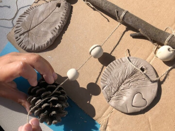 Atelier 4-6 ans parent-enfant : Empreintes végétales