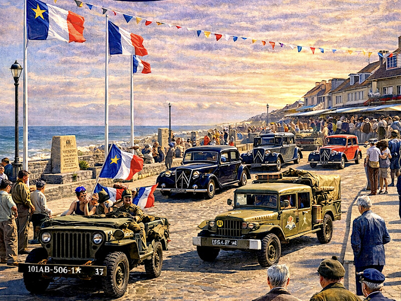 Festival La Semaine Acadienne : Exposition de véhicules civils et militaires des années 40