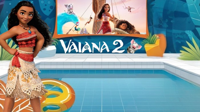 Ciné piscine : Vaiana 2