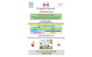 English Planet - Stage anglais "Spring party"