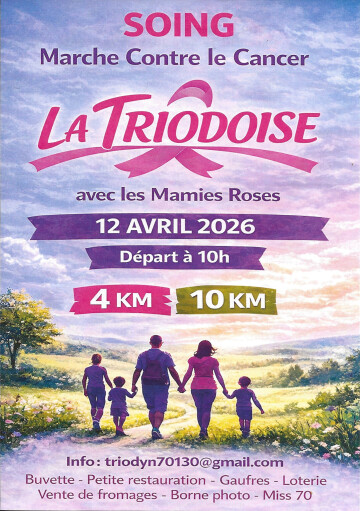 LA TRIODOISE : Marche contre le Cancer