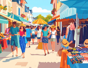 Marché nocturne de Capbreton
