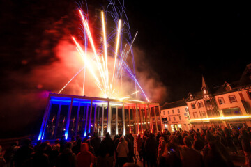 Spectacle pyrotechnique