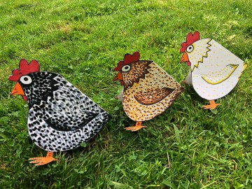 Lectures animées pour les petits - Les 3 poules