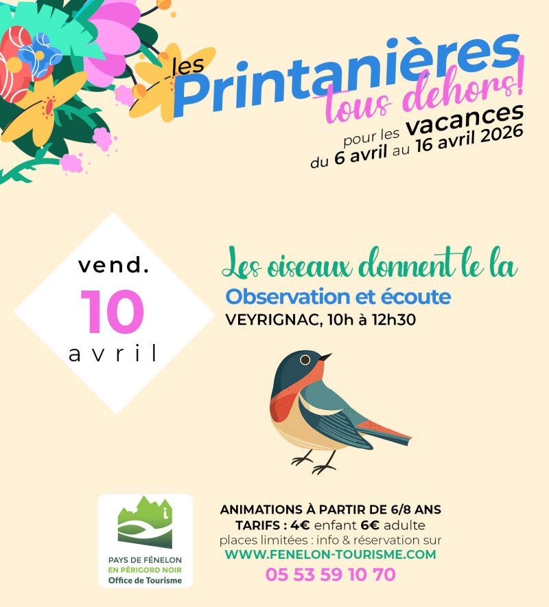 Les Printanières 2026 - Les oiseaux donnent le "la" ! Observation et écoute