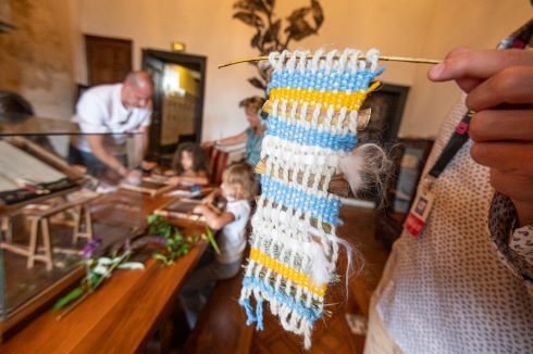 Visite-atelier en famille : Tissage végétal