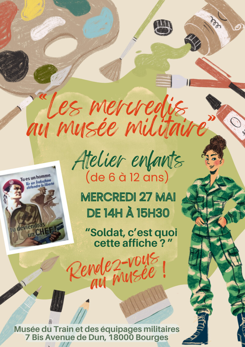 Les mercredis au musée militaire : "Soldat, c'est quoi cette affiche ?"