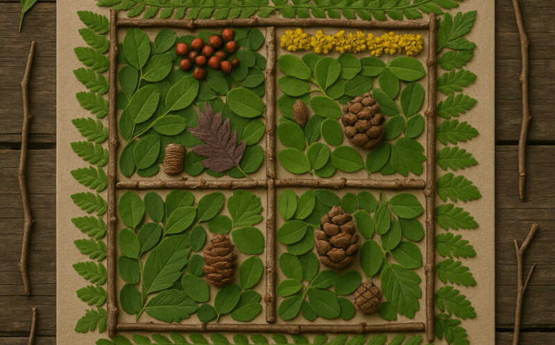 Atelier créatif mosaïque naturelle