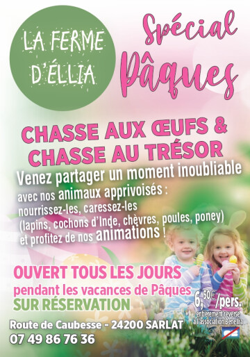 Animations de Pâques à la Ferme d'Ellia