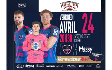 Handball:  Pau Billère Handball Vs Massy