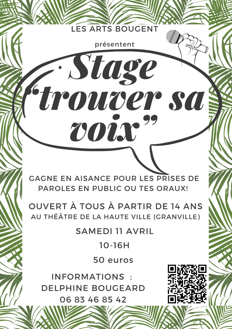Stage "trouver sa voix"