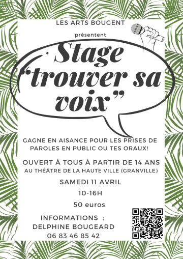 Stage "trouver sa voix"