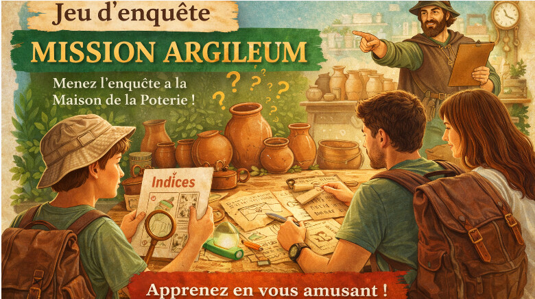 JEU D'ENQUÊTE MISSION ARGILEUM