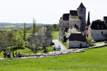Transhumance Rocamadour - Luzech : étape Séniergues - Frayssinet le Gourdonnais