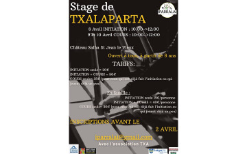 Stage de txalaparta : cours