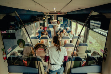 Visite en train d'Ussel à Montaignac