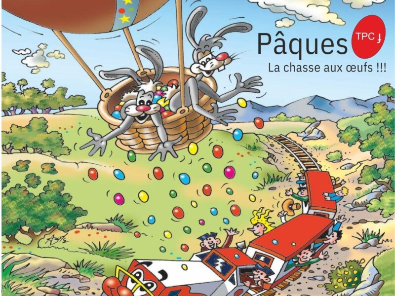 TRAIN ROUGE SPÉCIAL PÂQUES