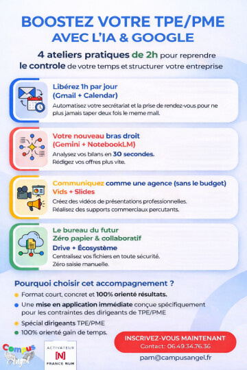 Le lunch numérique : Atelier 1 - Libérez 1h par jour : automatisez votre secrétariat 🤗
