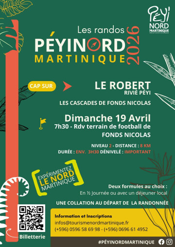 LES RANDOS PÉYINORD MARTINIQUE "Le Robert Riviè Péyi"