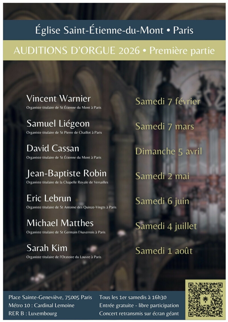 Audition d'orgue