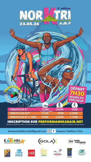 NOR K TRI - TRIATHLON DU NORD CARAÏBE 3ème édition