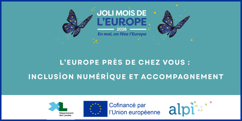 L'Europe près de chez vous : inclusion numérique et accompagnement