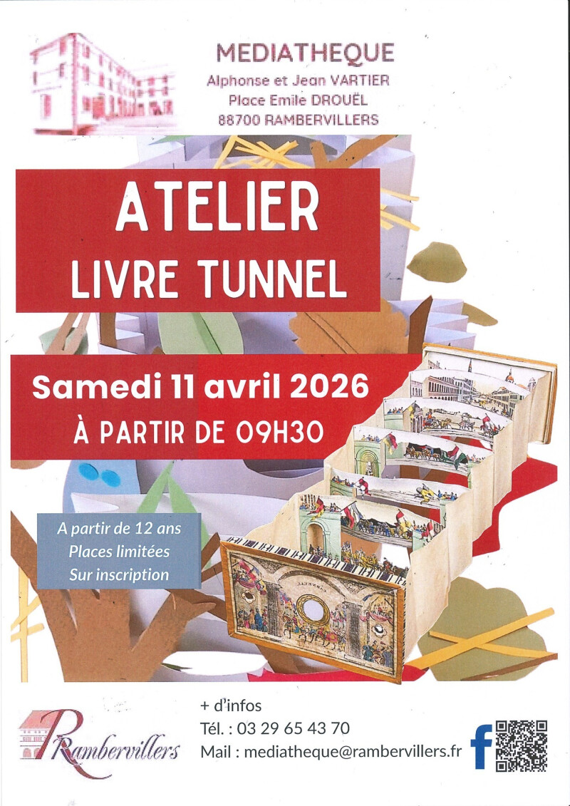 Atelier "livre tunnel"