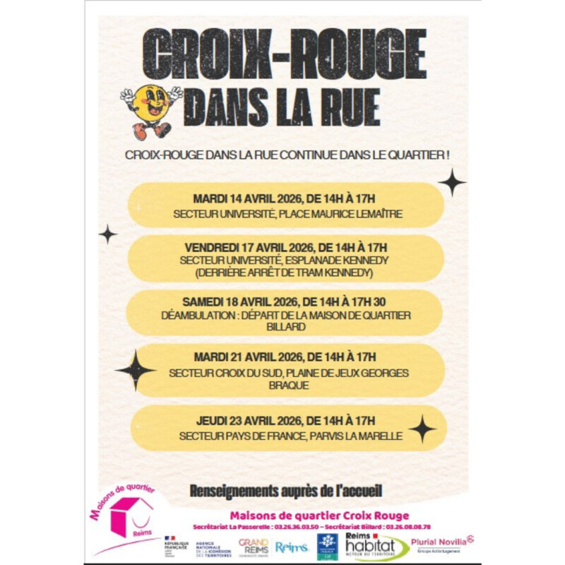 Croix-Rouge dans la rue