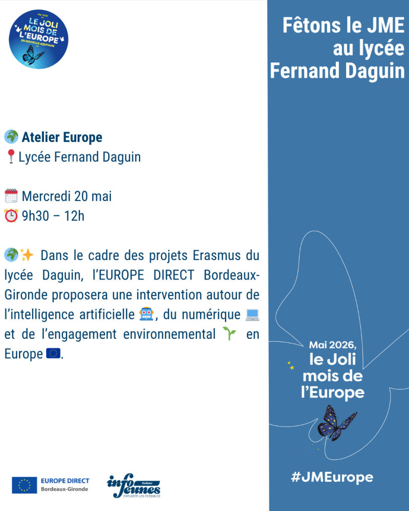 Fêtons le JME au Lycée Fernand Daguin