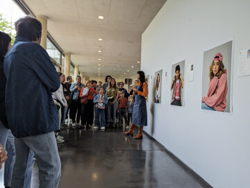 Vernissage de l'exposition de travaux EAC "Eco-typie. Impressions du vivant"