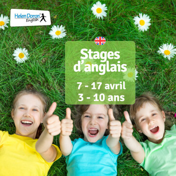 🐣DU 7 AU 17 AVRIL, STAGE 4 à 10 ANS : SPRING ENGLISH FUN