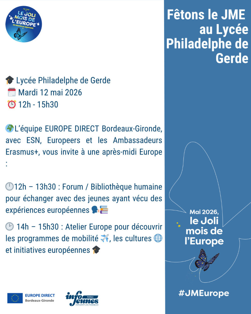 Fêtons le JME au Lycée Philadelphe de Gerde
