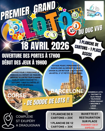 Premier grand loto du DUC VVB