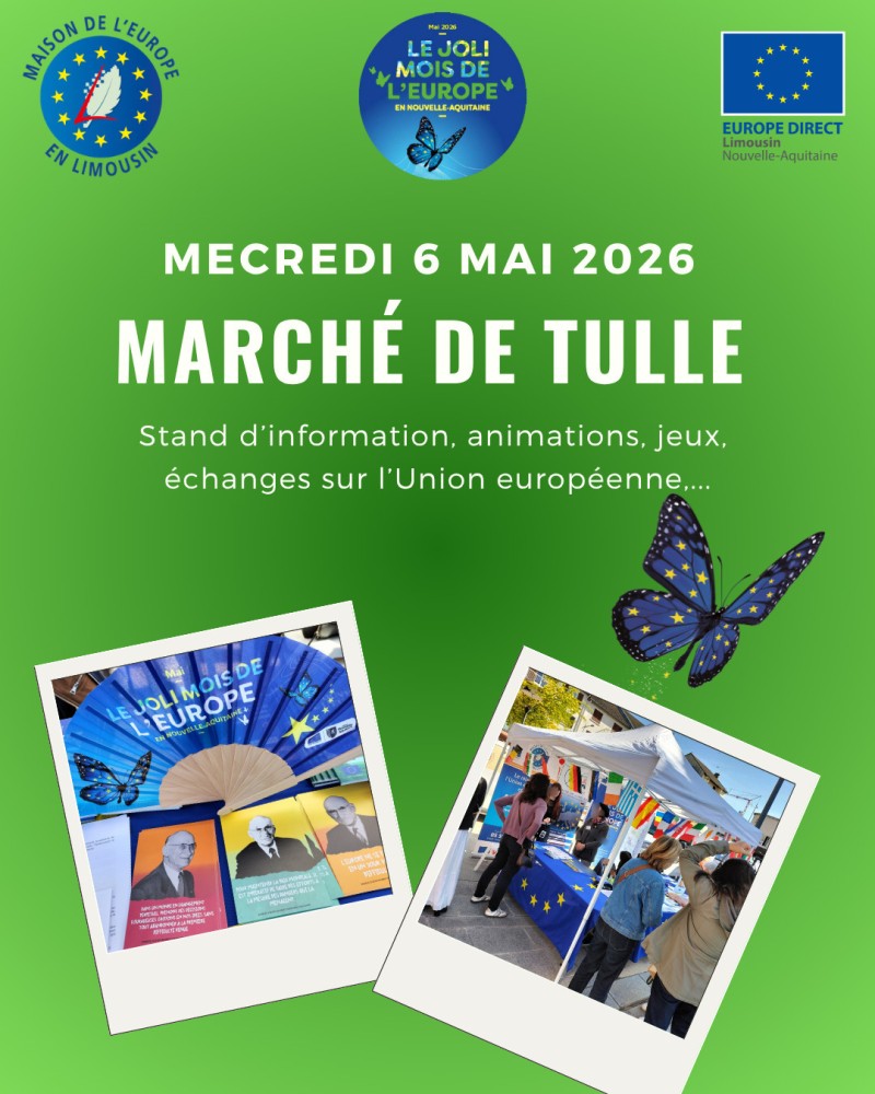 L’Europe s’invite au marché de Tulle !