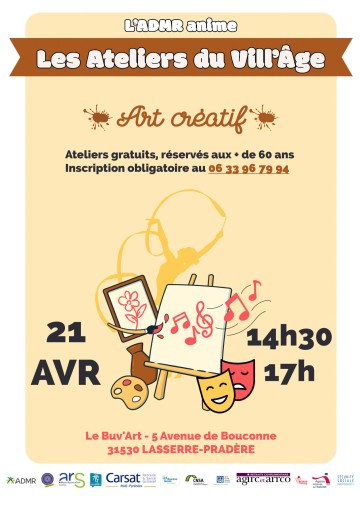 Les Ateliers du Vill'Âge : Art créatif